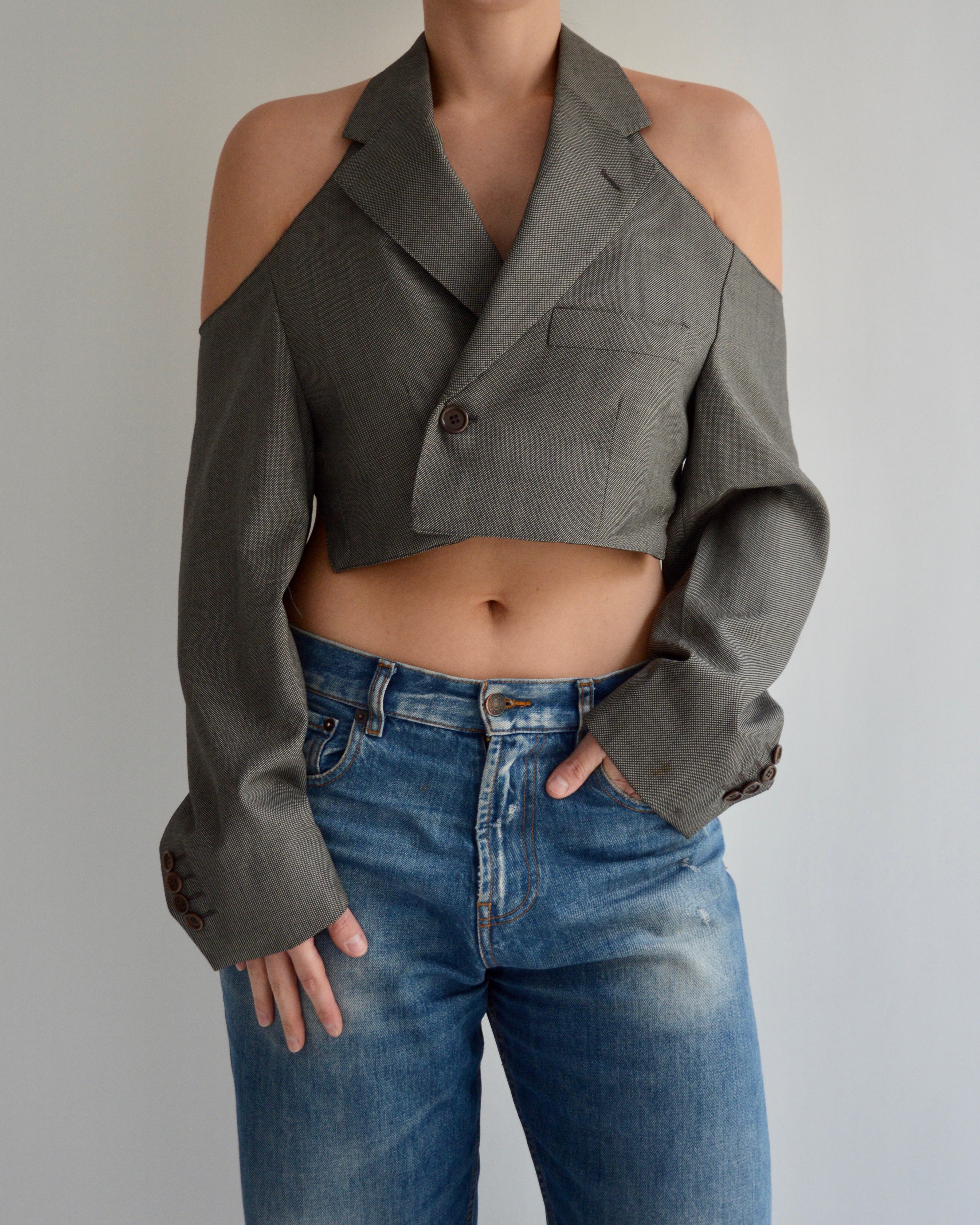 Halter Blazer - Grey (M)
