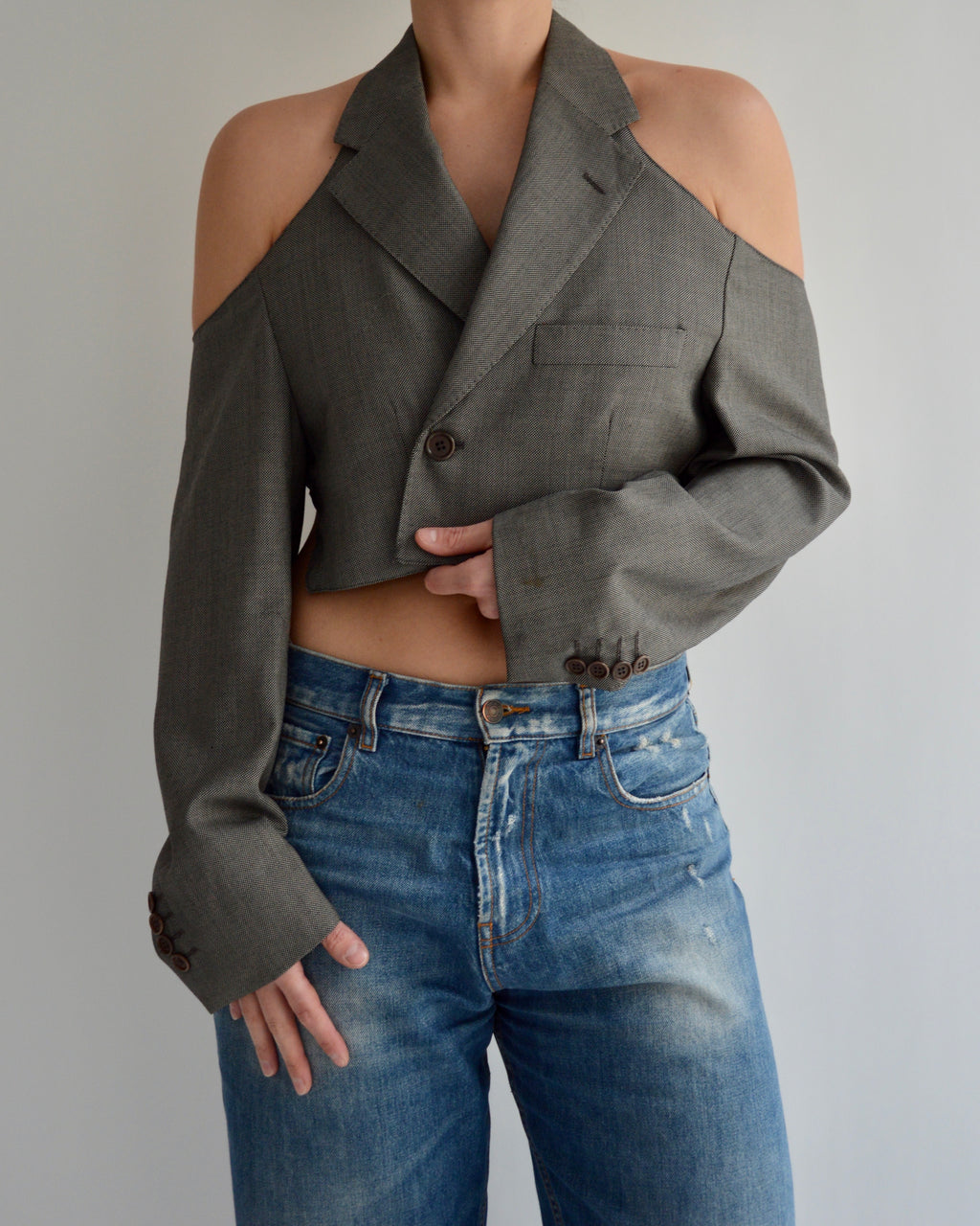 Halter Blazer - Grey (M)