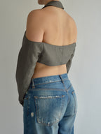 Halter Blazer - Grey (M)