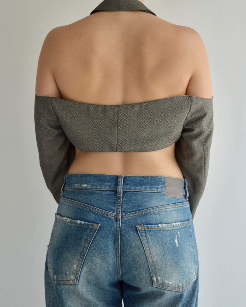 Halter Blazer - Grey (M)