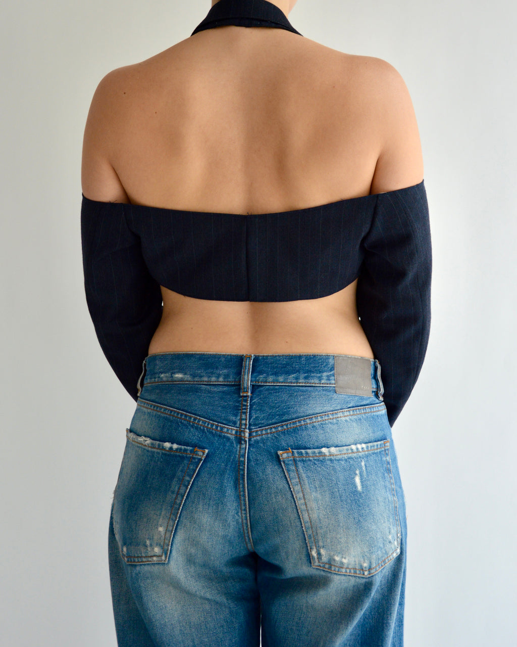 Halter Blazer - Dark Navy (S)