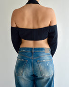 Halter Blazer - Dark Navy (S)