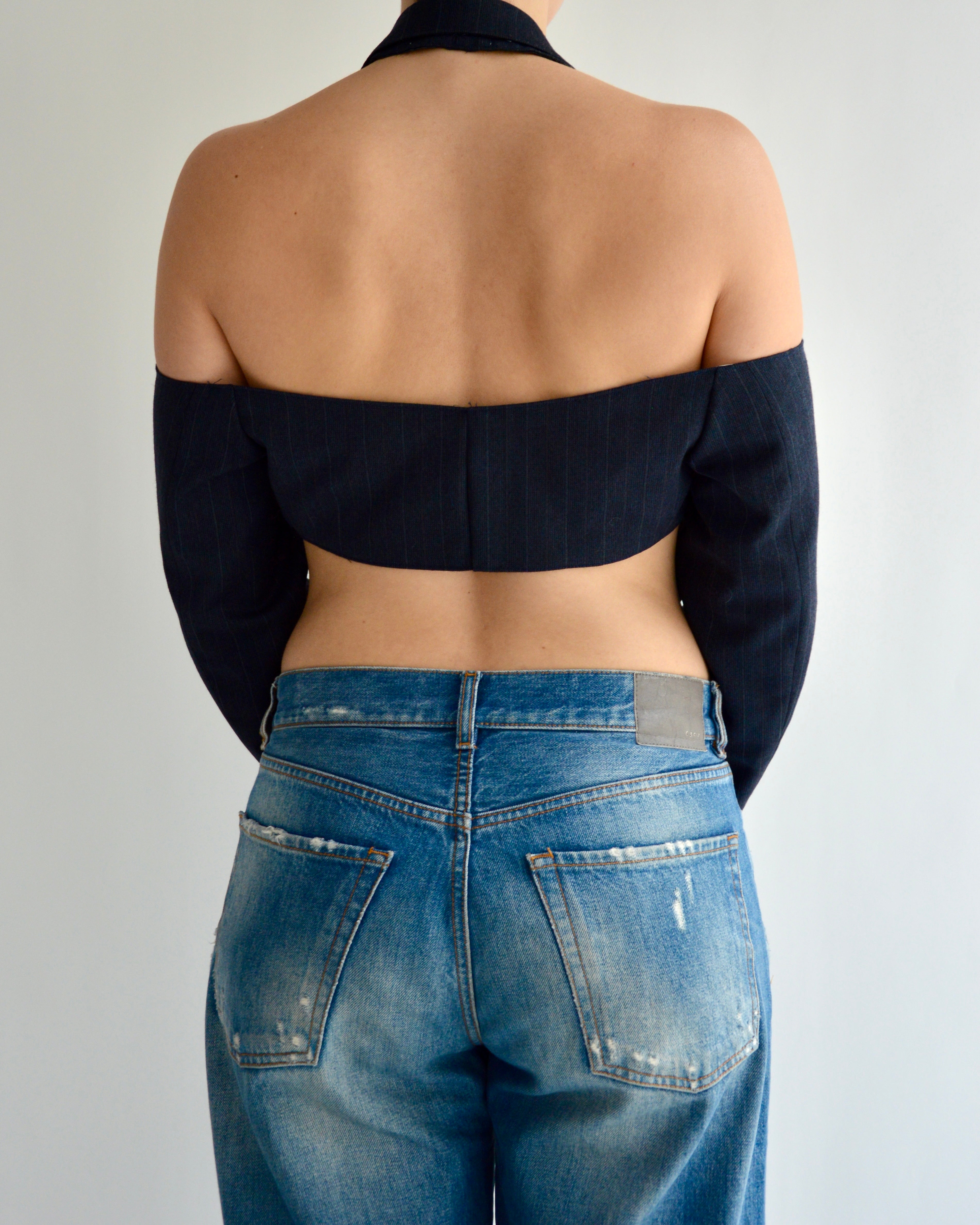 Halter Blazer - Dark Navy (S)