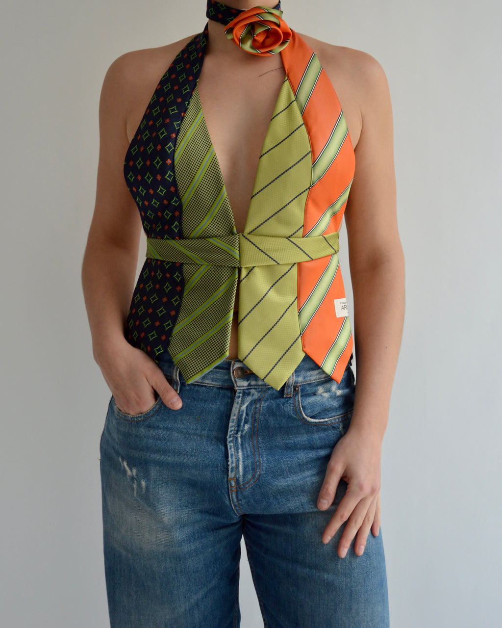 Tie Top & Flower Choker - nº 57 (M)