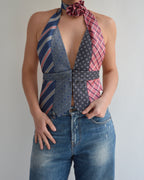 Tie Top & Flower Choker - nº 58 (S)