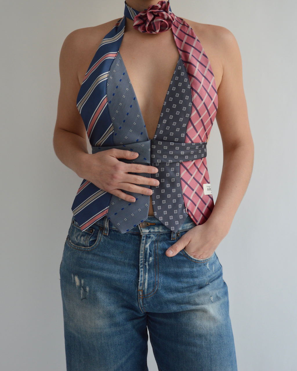 Tie Top & Flower Choker - nº 58 (M)