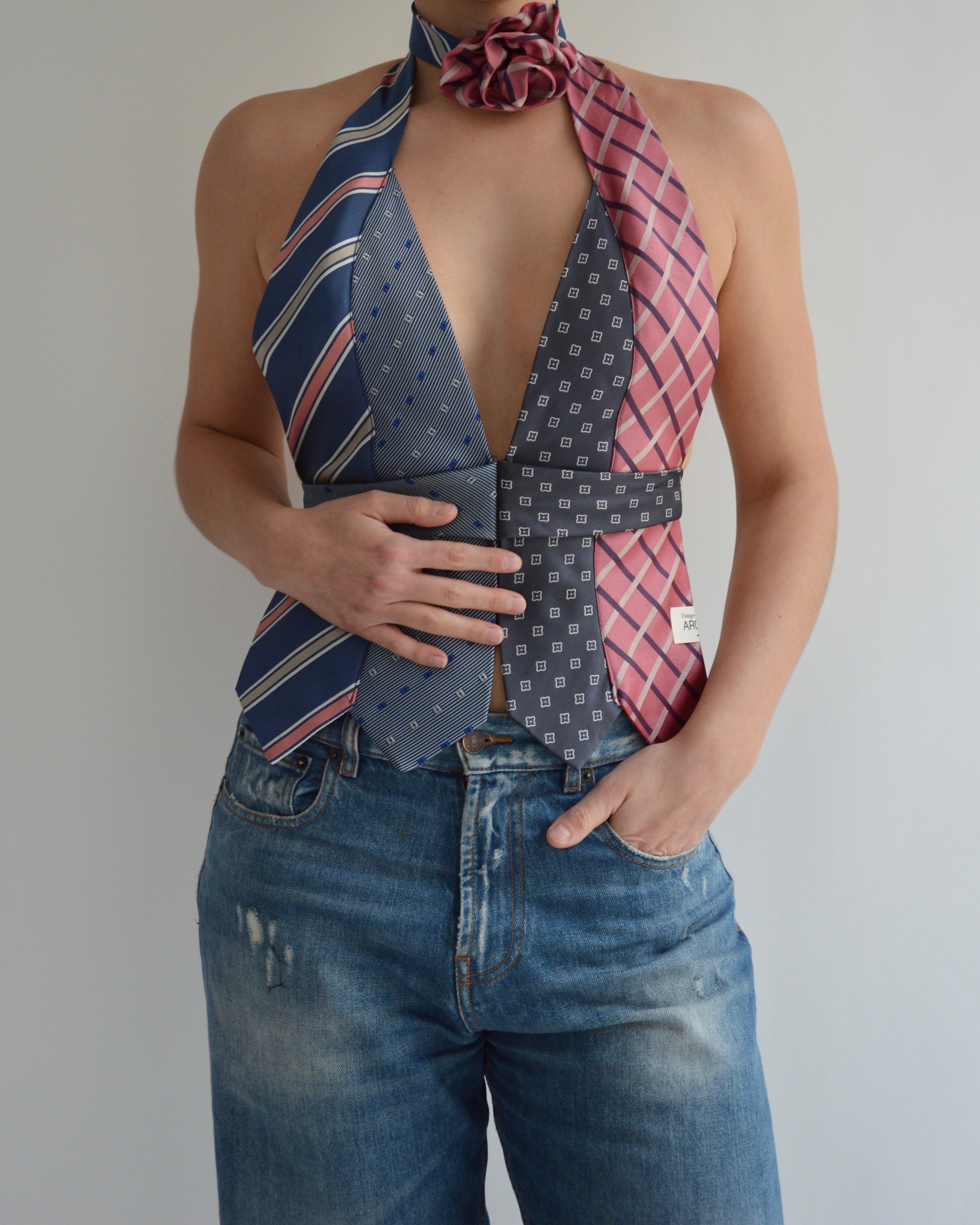 Tie Top & Flower Choker - nº 58 (M)