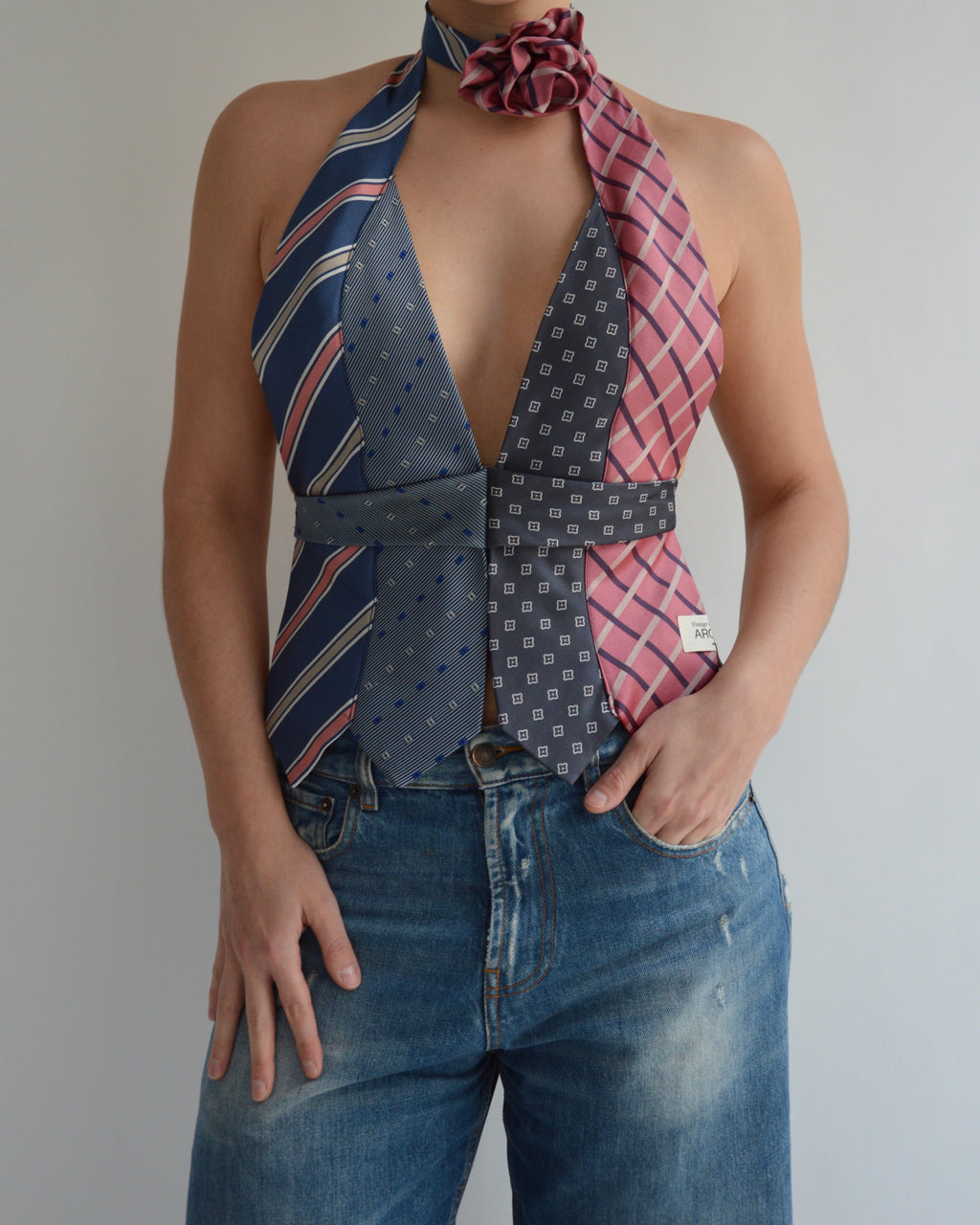 Tie Top & Flower Choker - nº 58 (M)