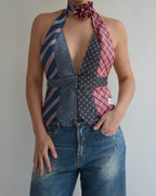 Tie Top & Flower Choker - nº 58 (S)