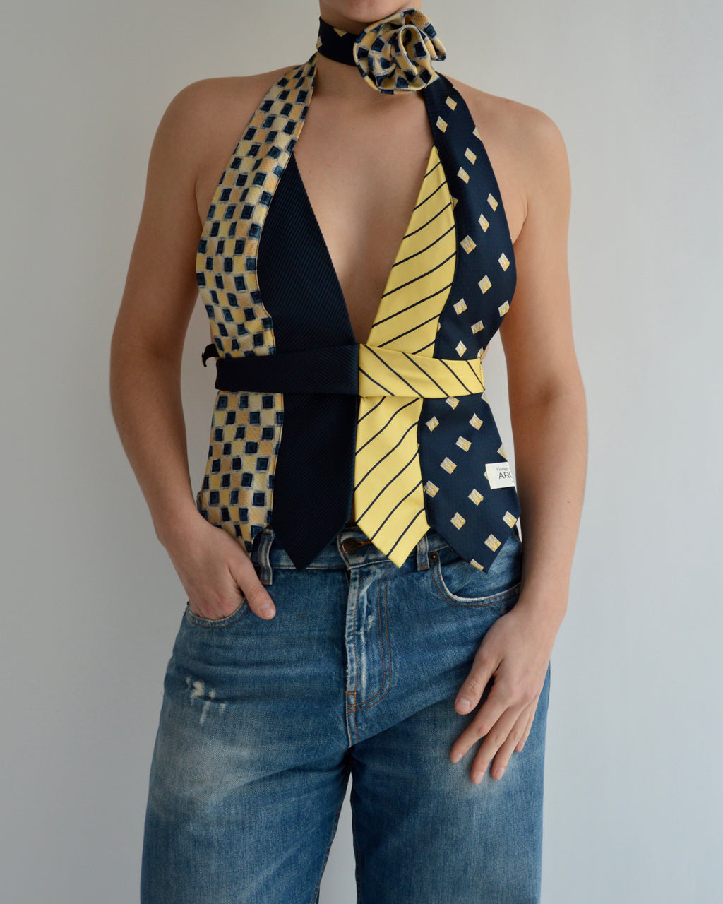 Tie Top & Flower Choker - nº 61 (M)