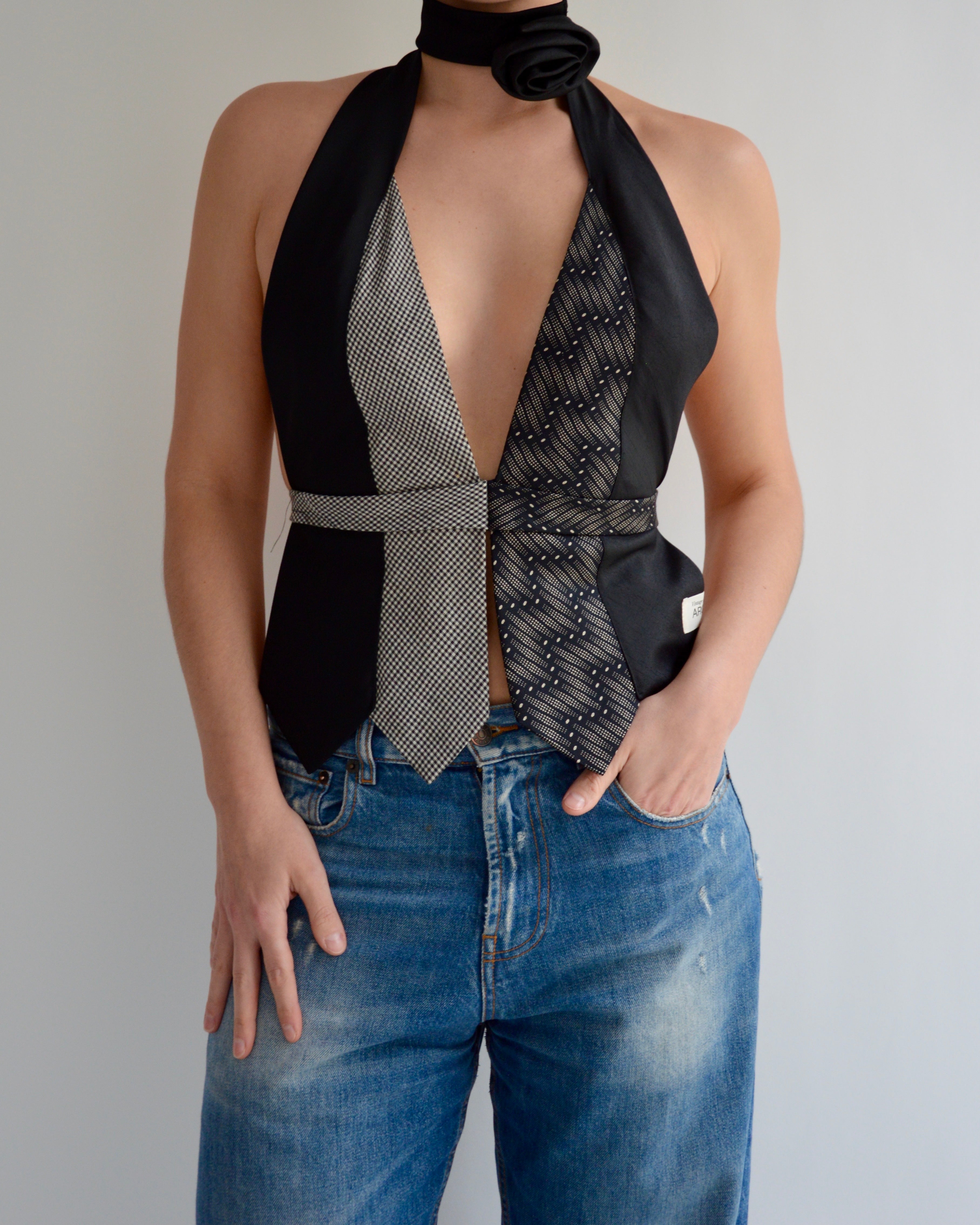 Tie Top & Flower Choker - nº 62 (M)