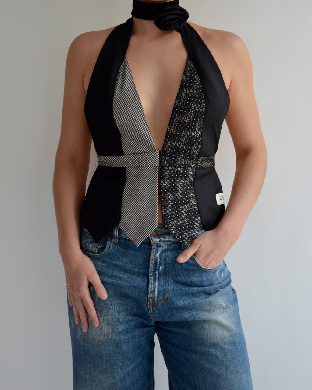 Tie Top & Flower Choker - nº 62 (M)