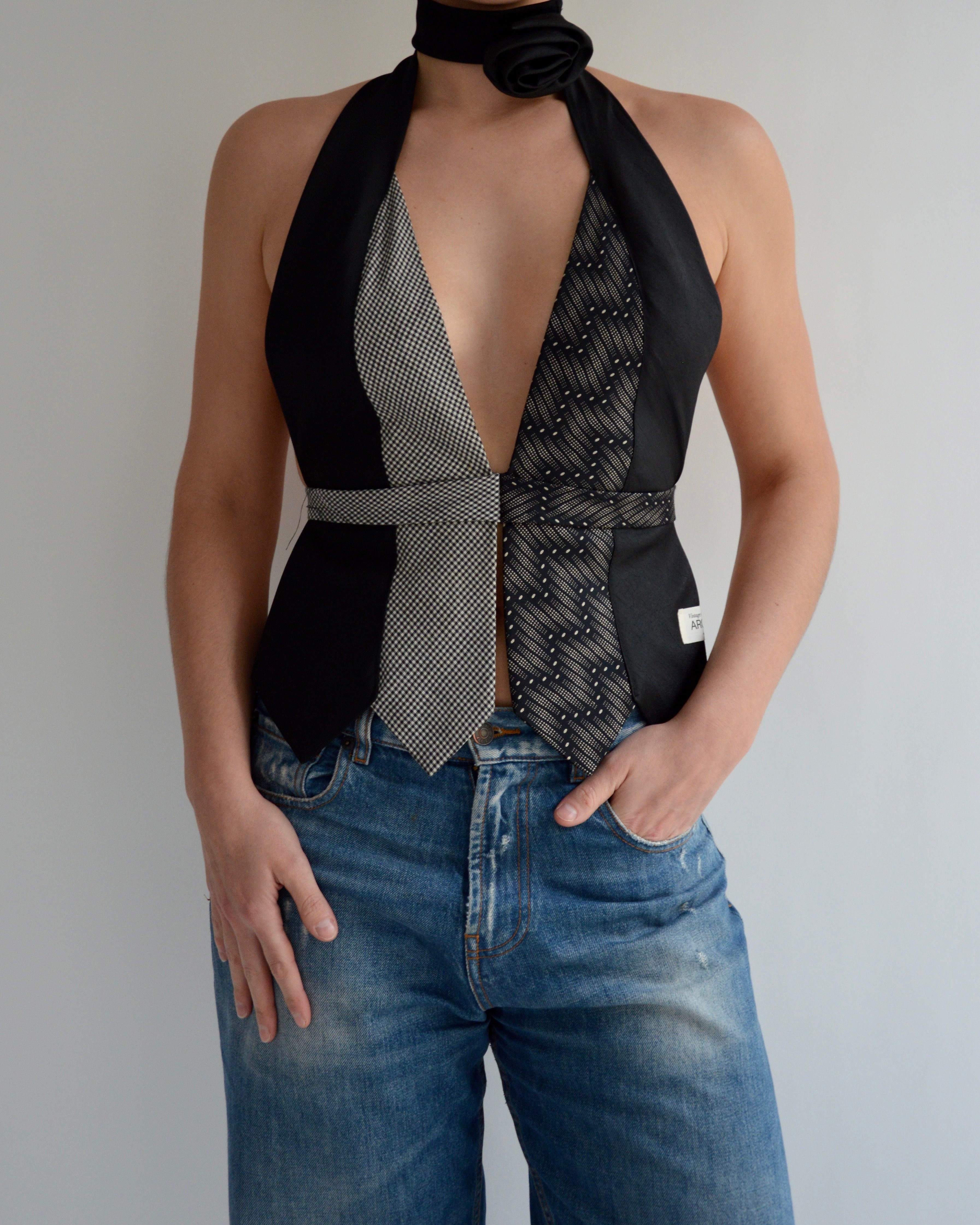 Tie Top & Flower Choker - nº 62 (M)