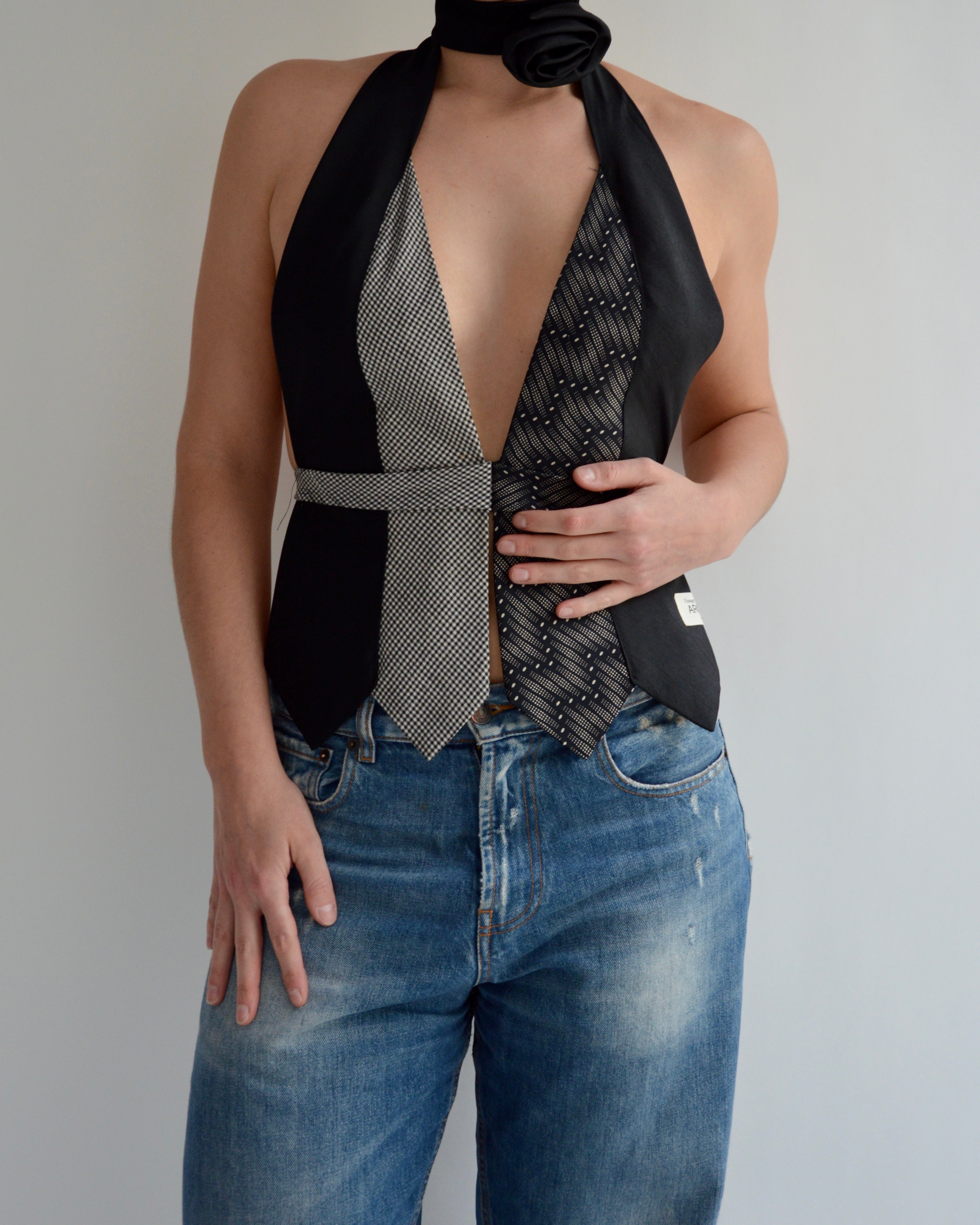 Tie Top & Flower Choker - nº 62 (M)