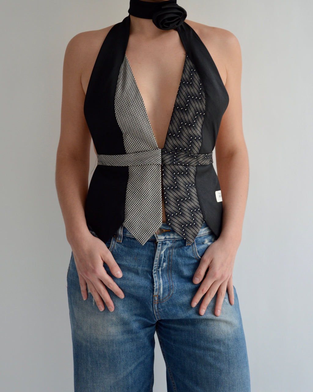 Tie Top & Flower Choker - nº 62 (M)