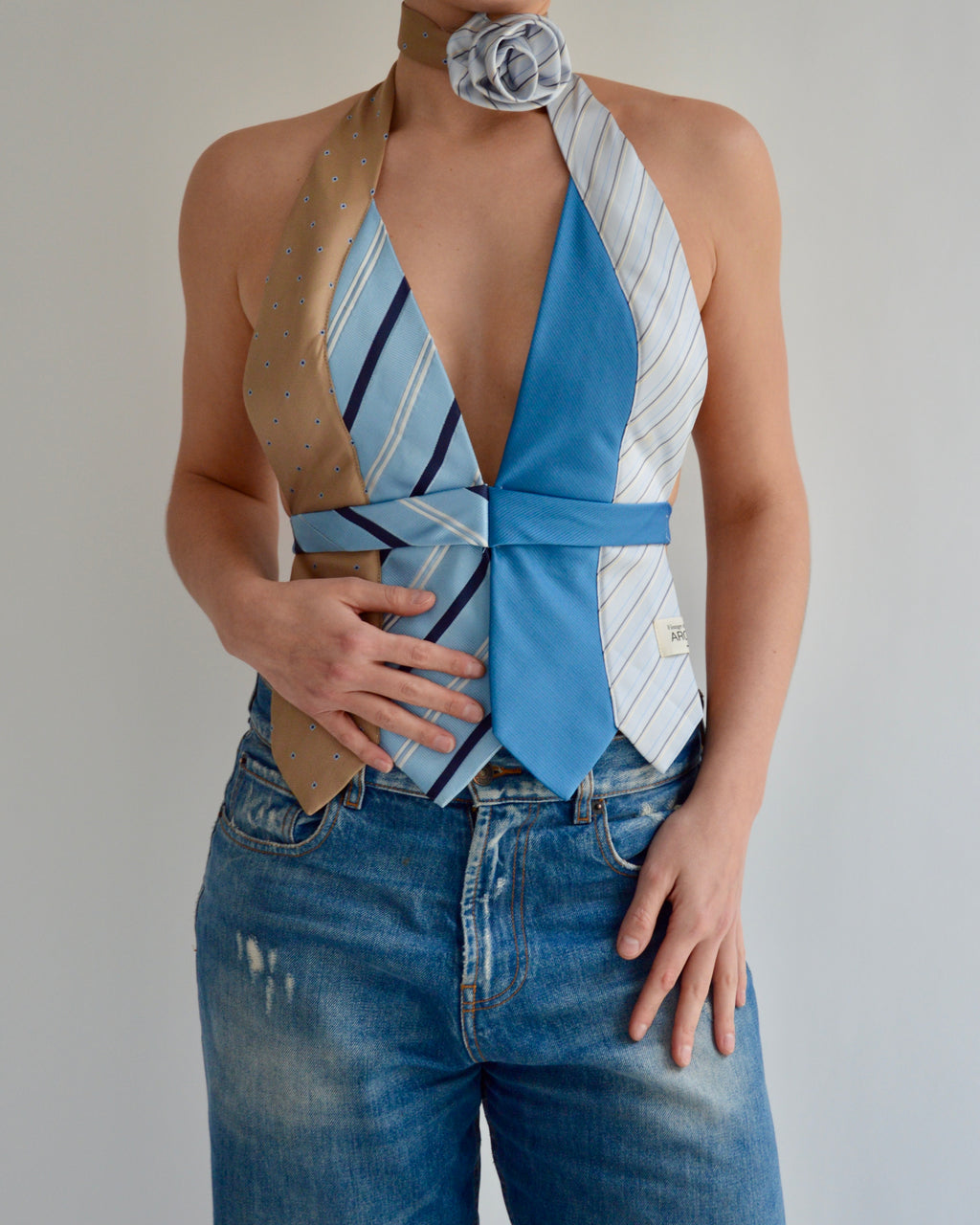 Tie Top & Flower Choker - nº 63 (S)