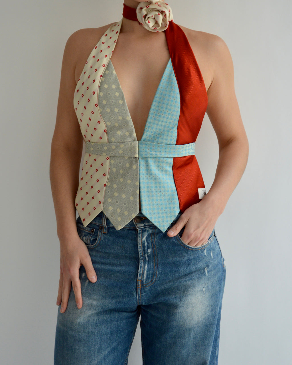 Tie Top & Flower Choker - nº 64 (M)