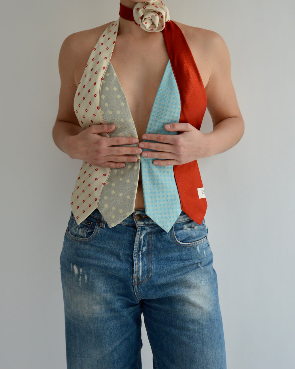 Tie Top & Flower Choker - nº 64 (M)