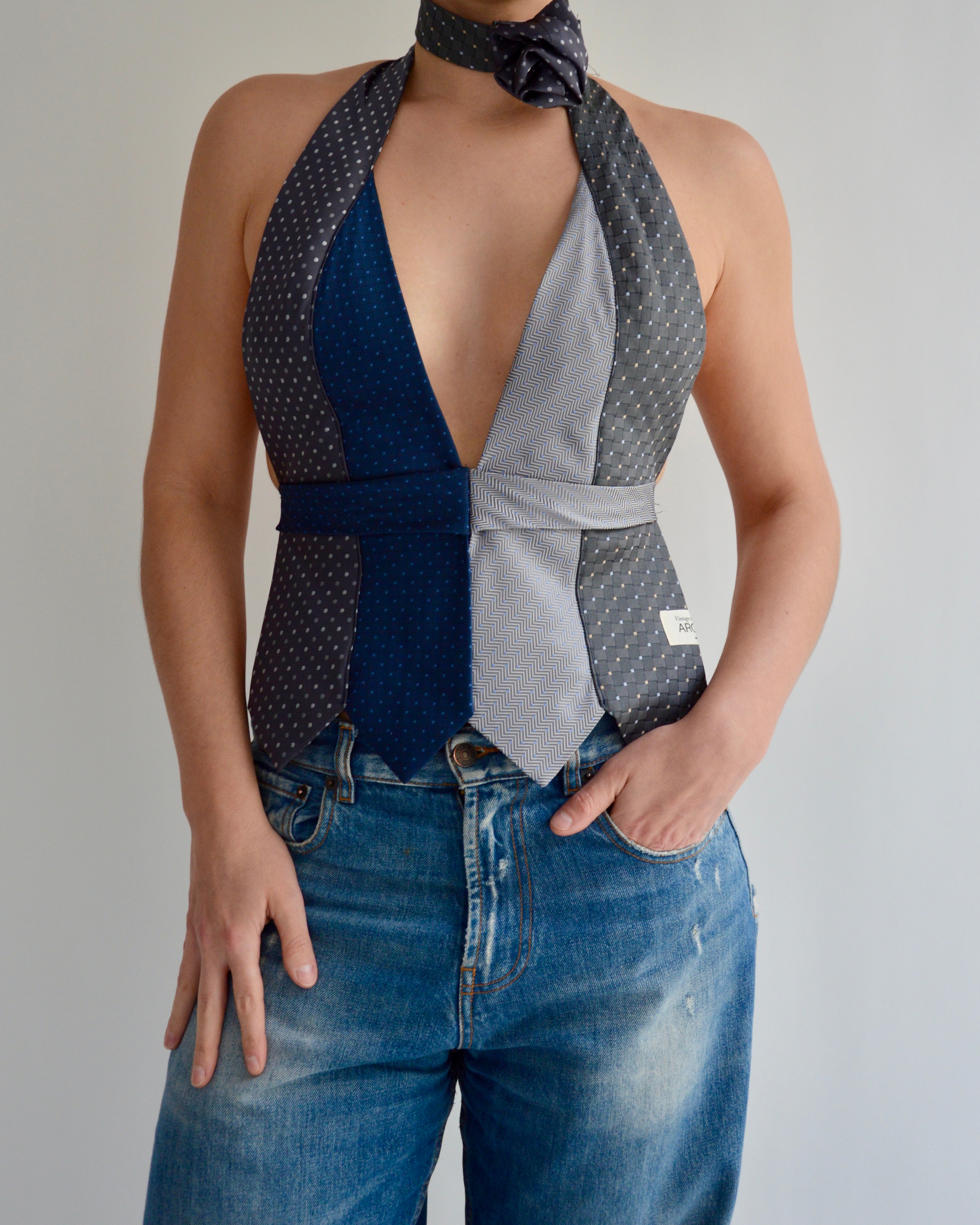 Tie Top & Flower Choker - nº 65 (M)