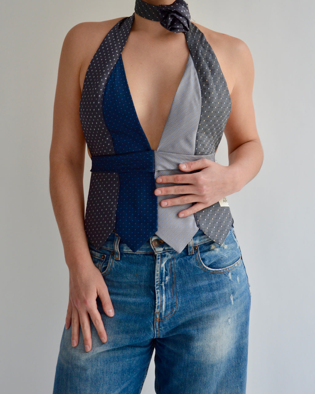 Tie Top & Flower Choker - nº 65 (M)