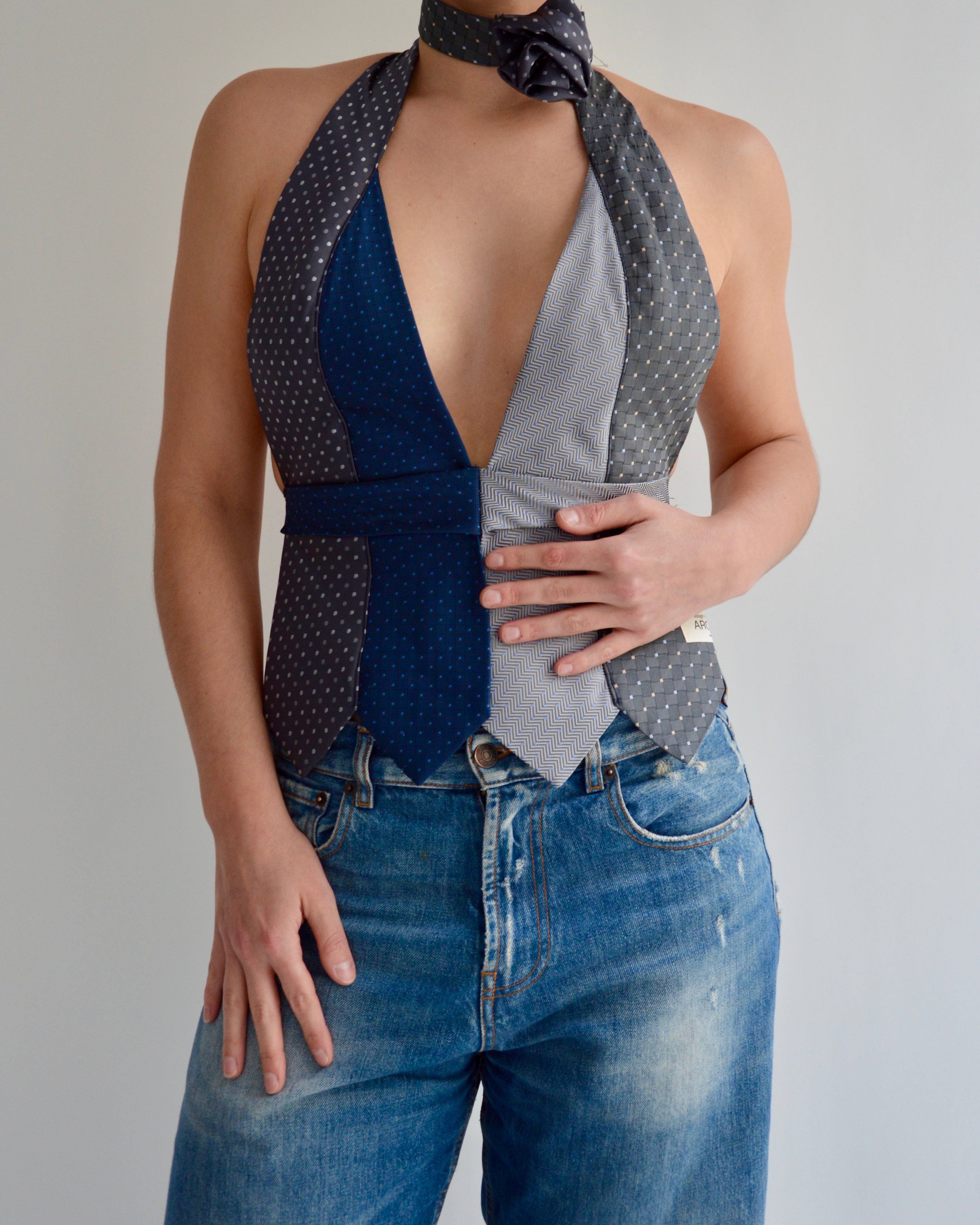 Tie Top & Flower Choker - nº 65 (M)