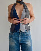 Top con lazo - Azules y rojos (talla pequeña)
