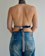 Top con lazo - Azules y rojos (talla pequeña)