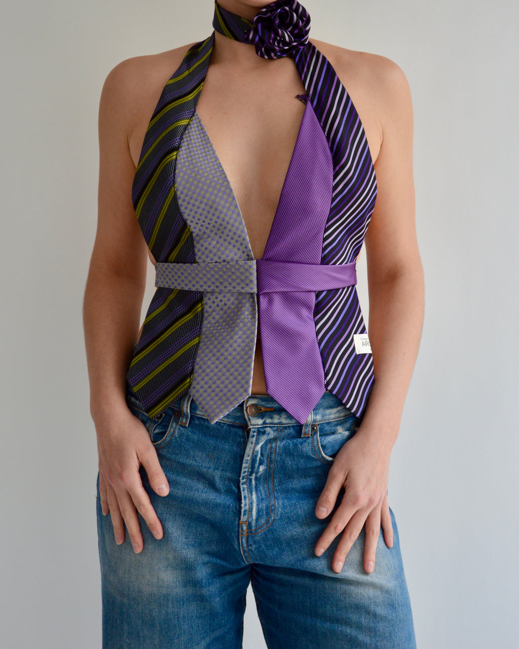 Tie Top & Flower Choker - nº 67 (S)