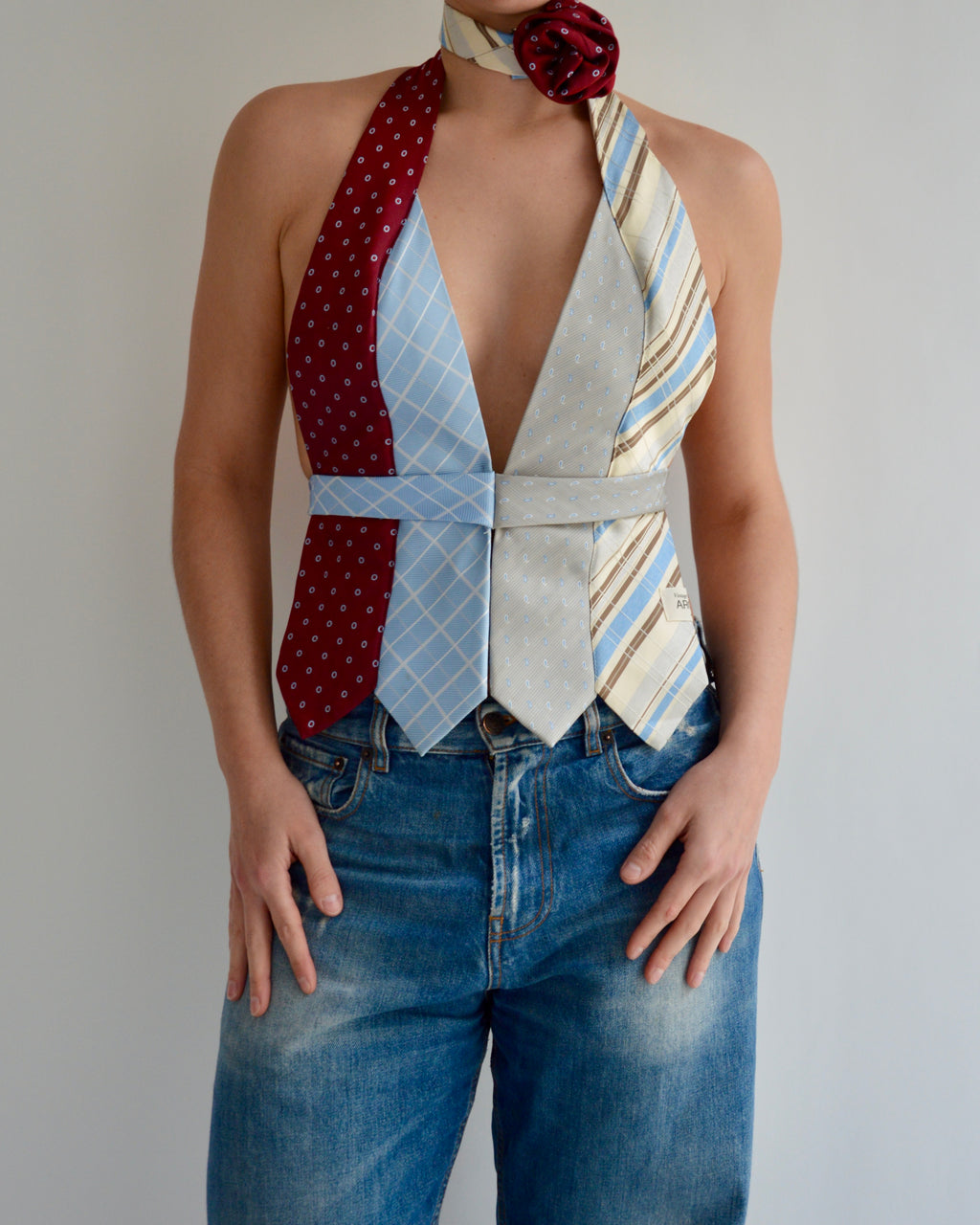 Tie Top & Flower Choker - nº 68 (S)