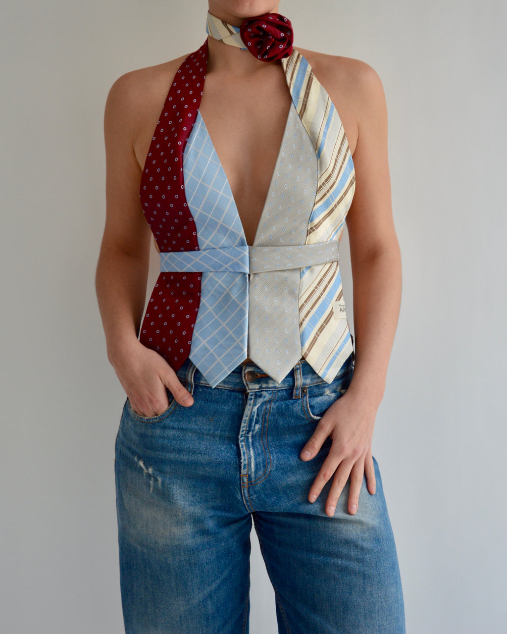 Tie Top & Flower Choker - nº 68 (S)