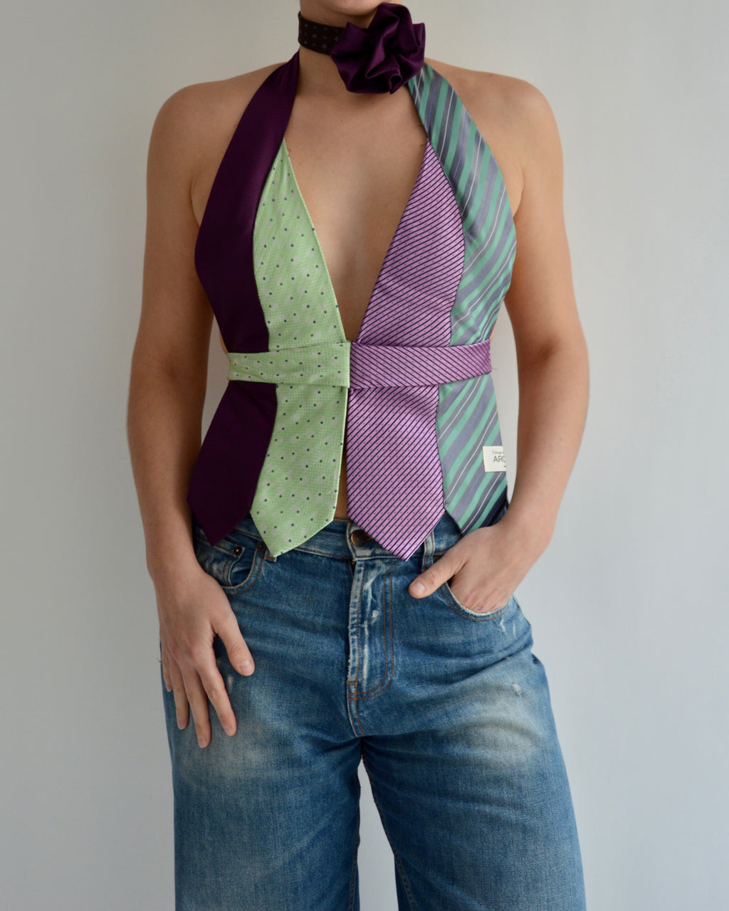 Tie Top & Flower Choker - nº 69 (M)