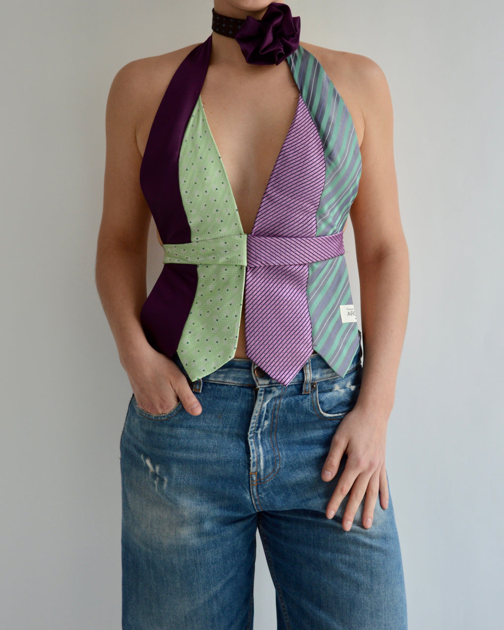 Tie Top & Flower Choker - nº 69 (M)