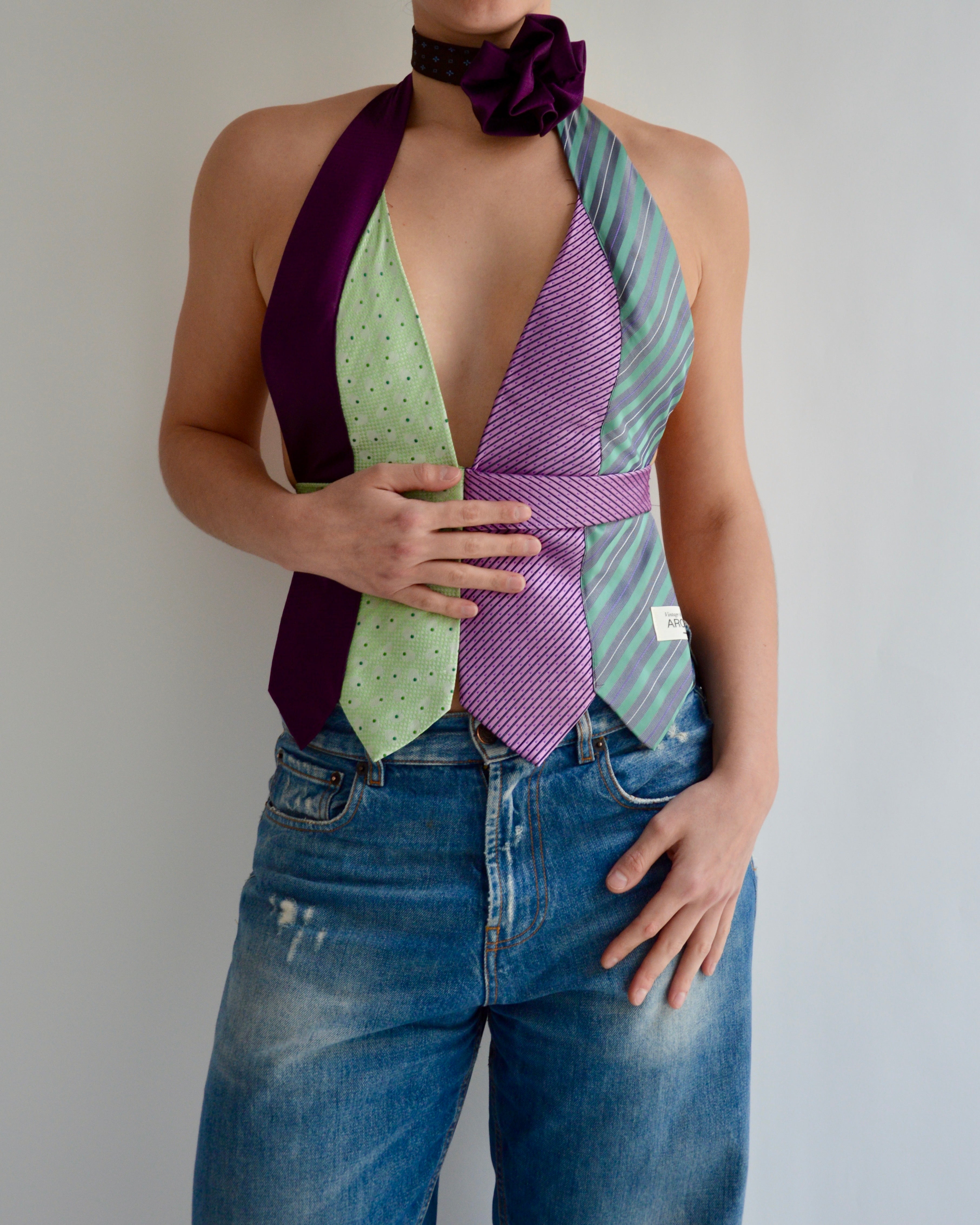 Tie Top & Flower Choker - nº 69 (M)