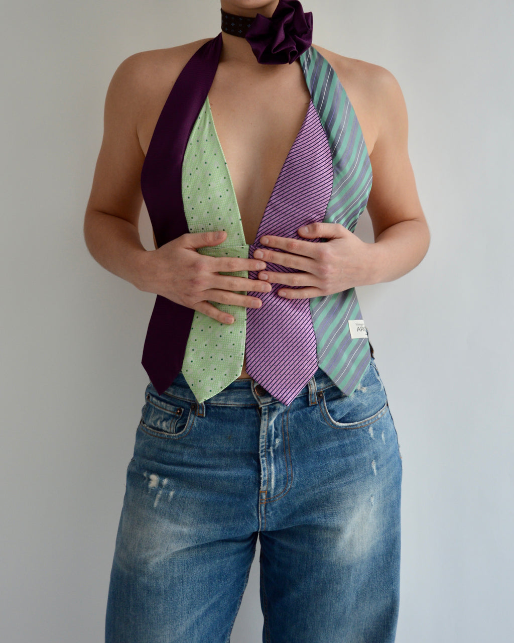 Tie Top & Flower Choker - nº 69 (M)