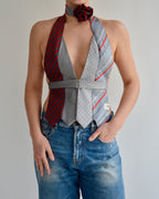 Tie Top & Flower Choker - nº 70 (XS)