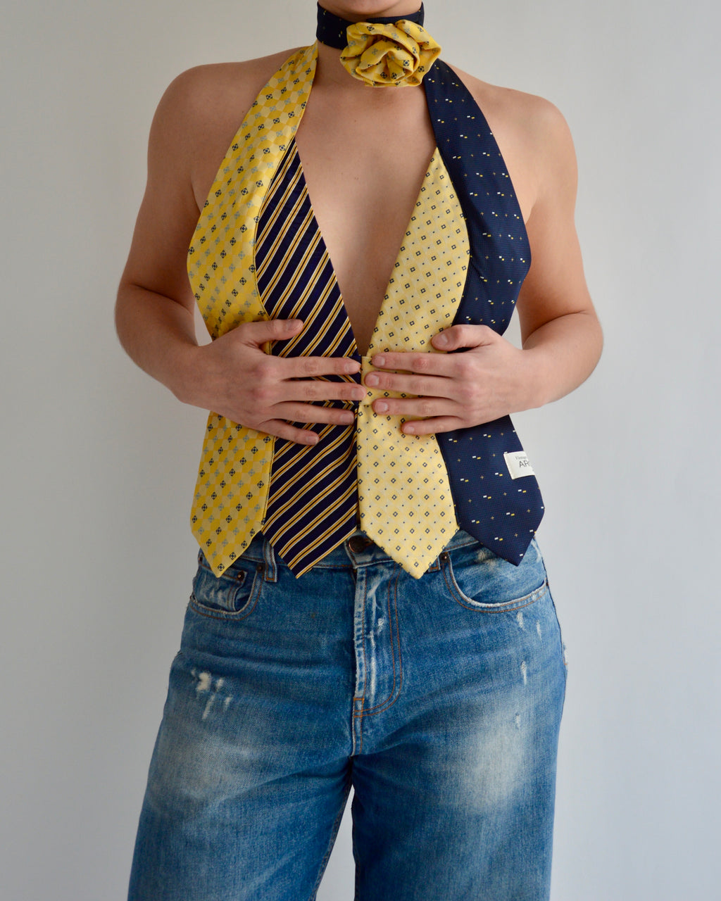 Tie Top & Flower Choker - nº 71 (L)