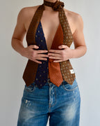 Top con lazo - Azules y rojos (talla pequeña)