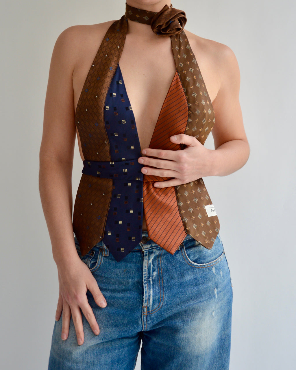 Tie Top & Flower Choker - nº 72 (S)