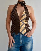 Tie Top & Flower Choker - nº 74 (M)
