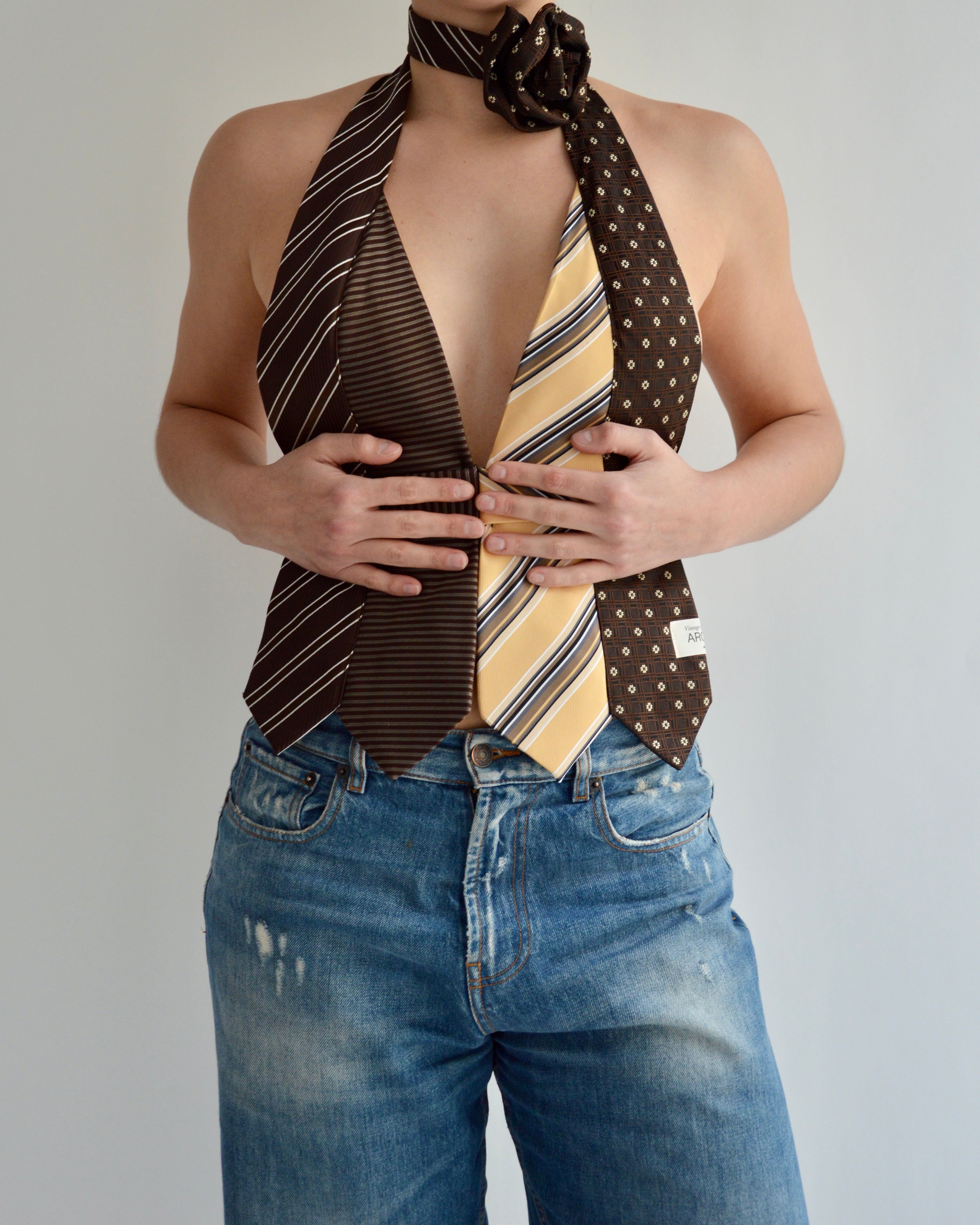 Tie Top & Flower Choker - nº 74 (M)