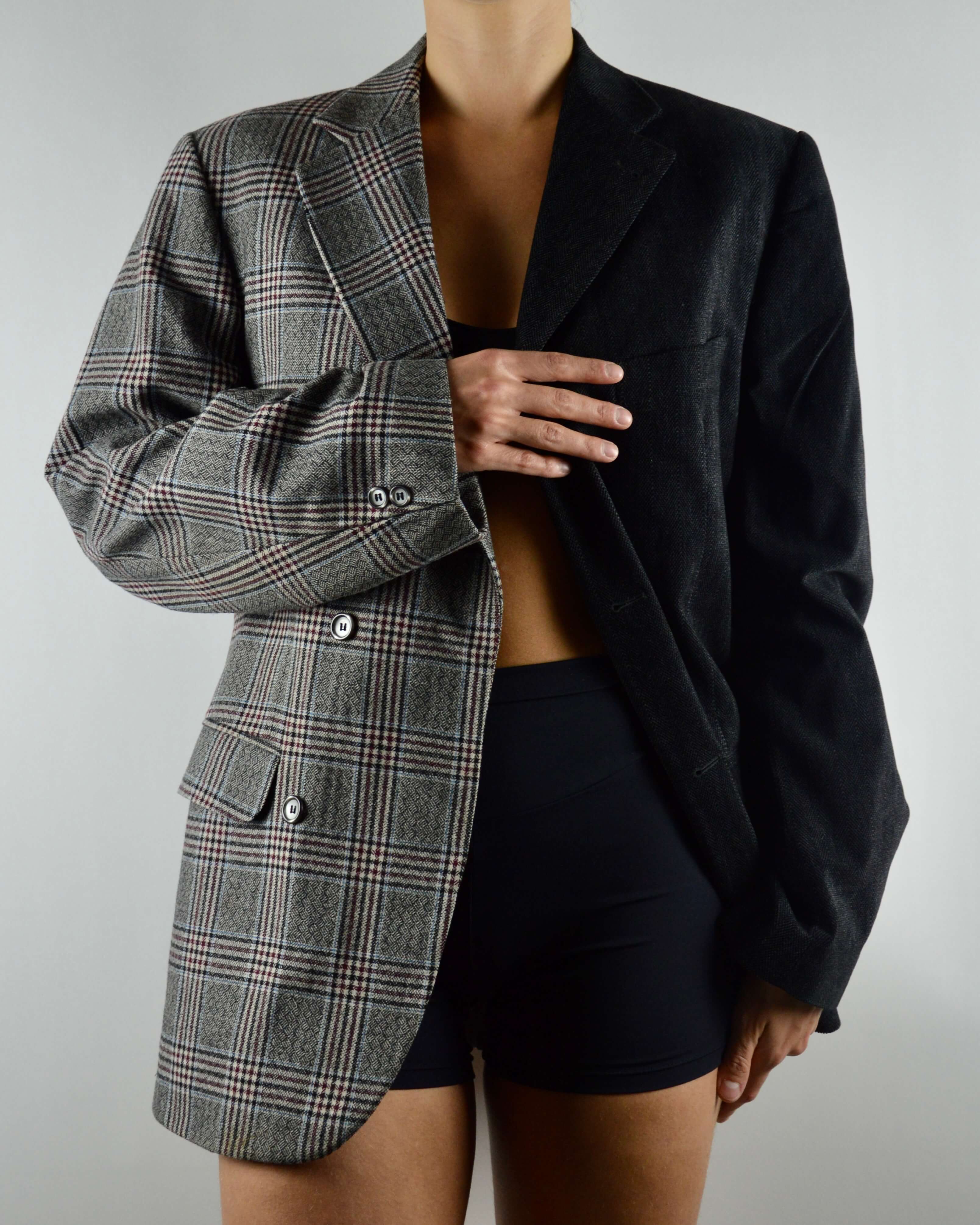 Blazer DUO - Doux et à carreaux (S/L)