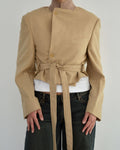 Tied-up Blazer - Cream (M - L)