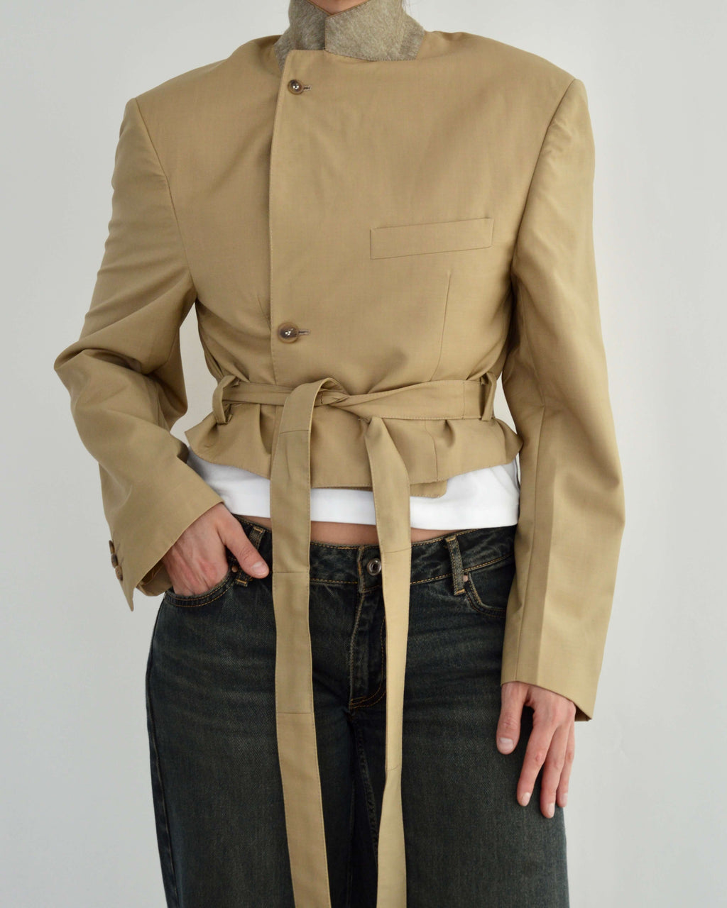 Tied-up Blazer - Golden (M)