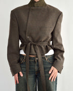 Tied-up Blazer - Vintage Green (L)