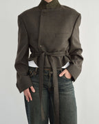 Tied-up Blazer - Vintage Green (L)