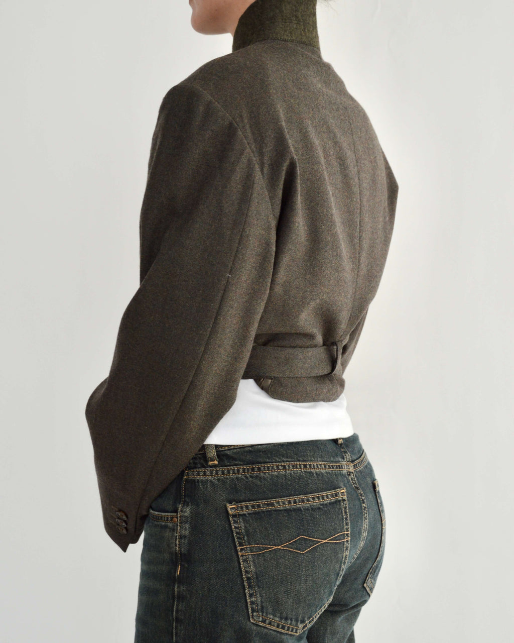 Tied-up Blazer - Vintage Green (L)