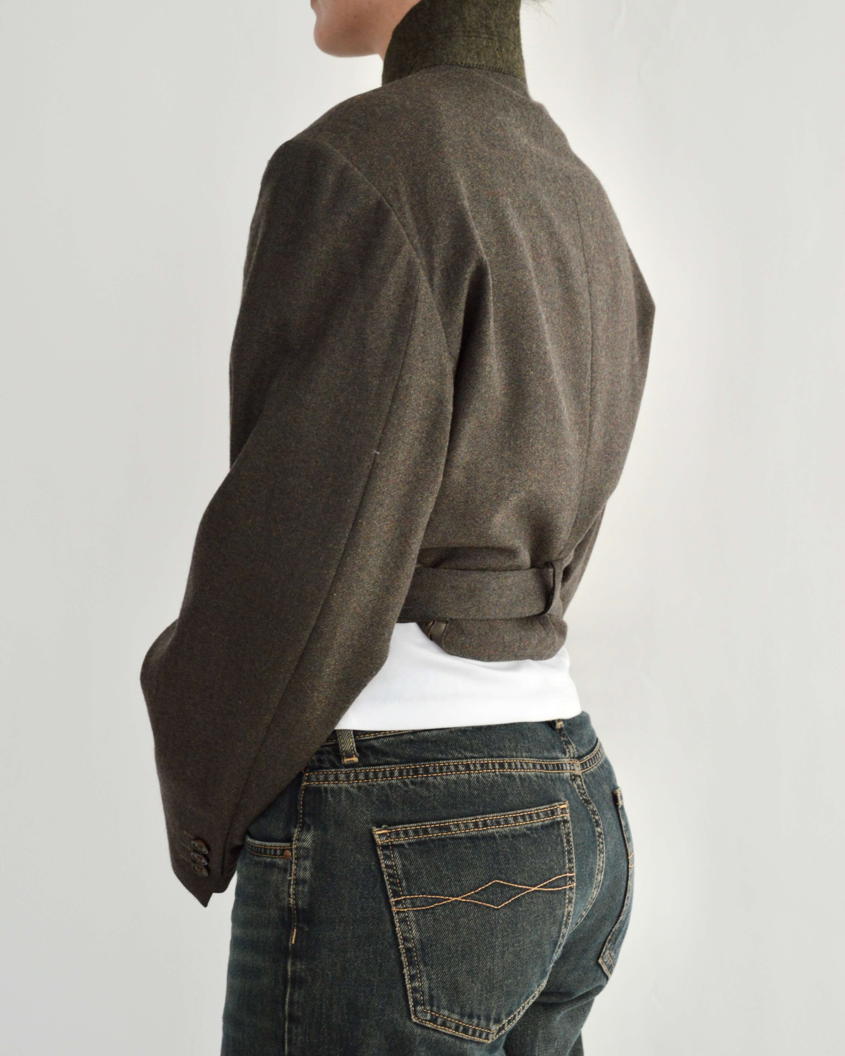 Tied-up Blazer - Vintage Green (L)