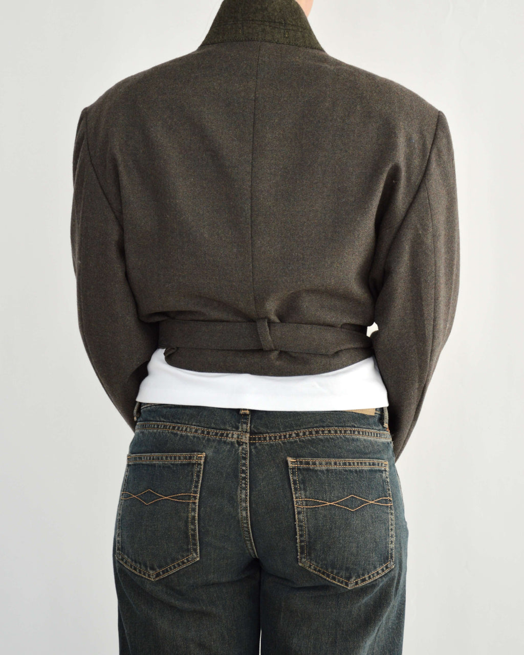 Tied-up Blazer - Vintage Green (L)