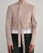 Vegan Tied-up Blazer - Stripped Perfection (XS)