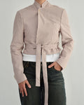 Vegan Tied-up Blazer - Stripped Perfection (XS)